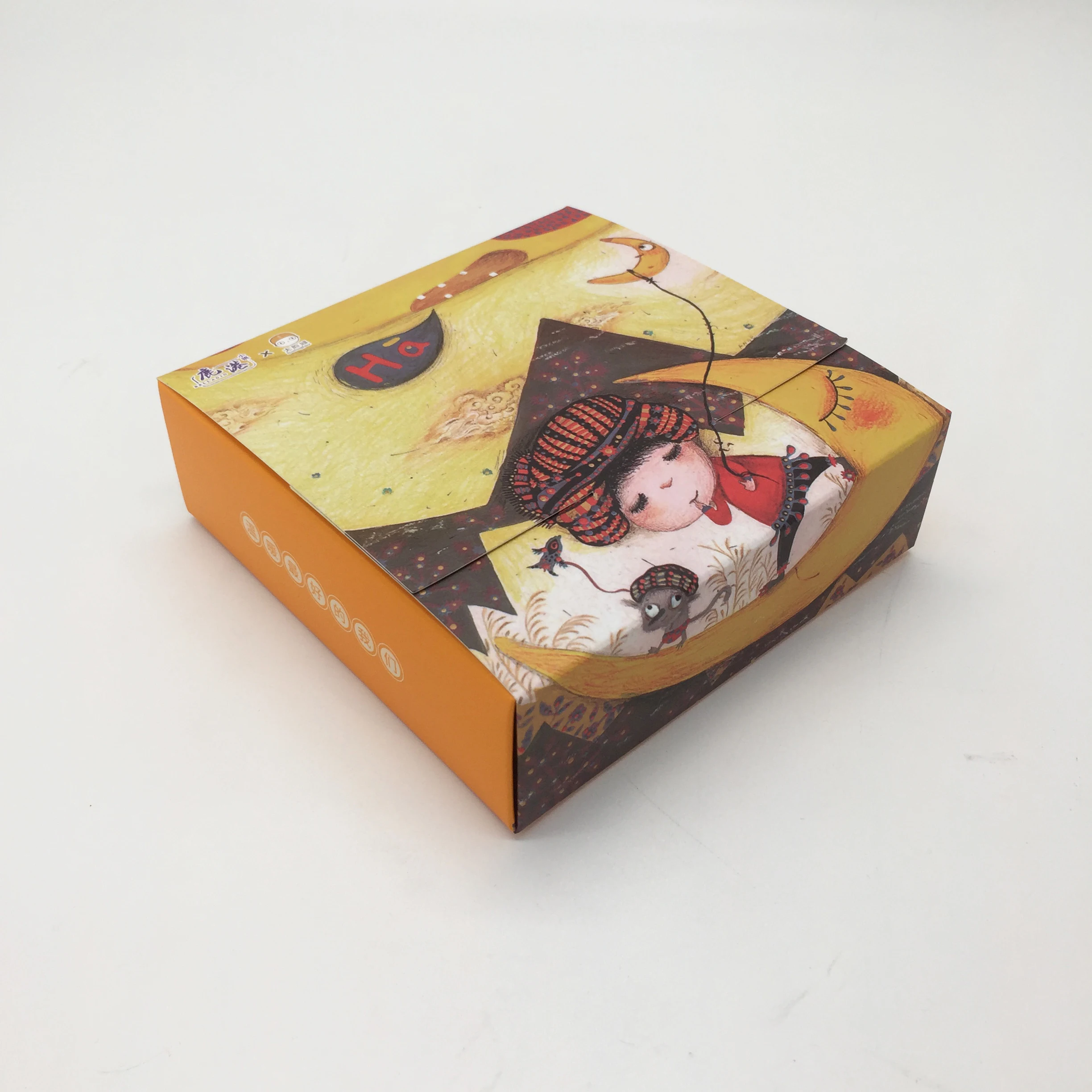 hot sale new structure easy fold 350gsm white cardboard for gift