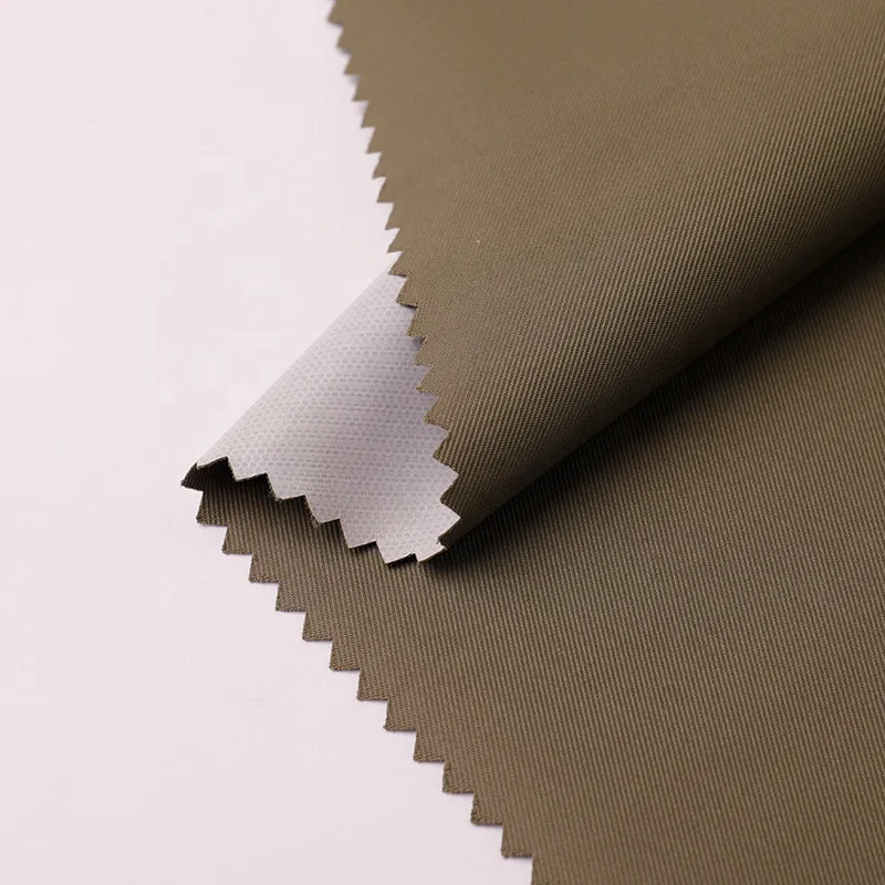 
75D Peach 2x2 Twill FD 254T 100% Polyester Fabric For Jackets 