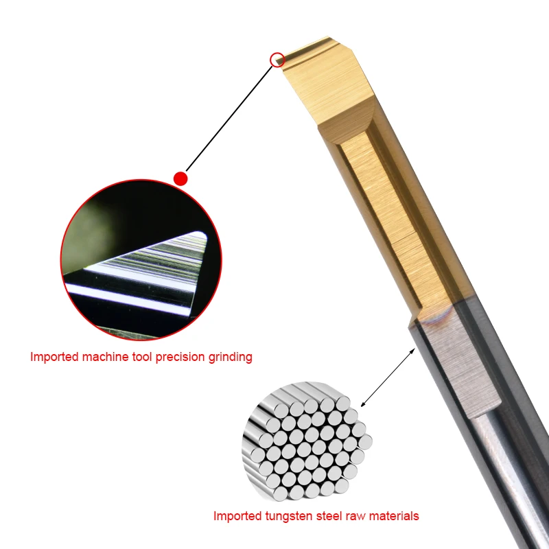 Standard MTR Internal Small Boring Tools CNC Turning Tool Tungsten Steel Lathe Micro Bore Cutter