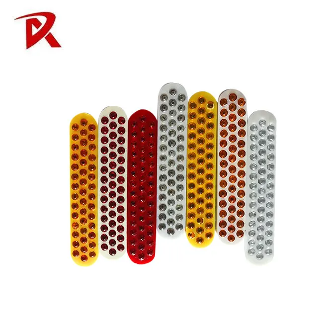 
strong reflective 7- 170 glass beads / plastic reflector for road stud 