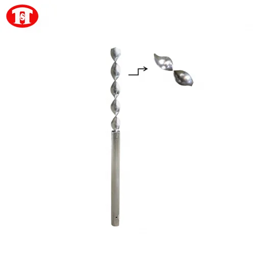 Steel Galvanized Solar Ground Screw Steel Green Environmental Production Ground Earth Screw