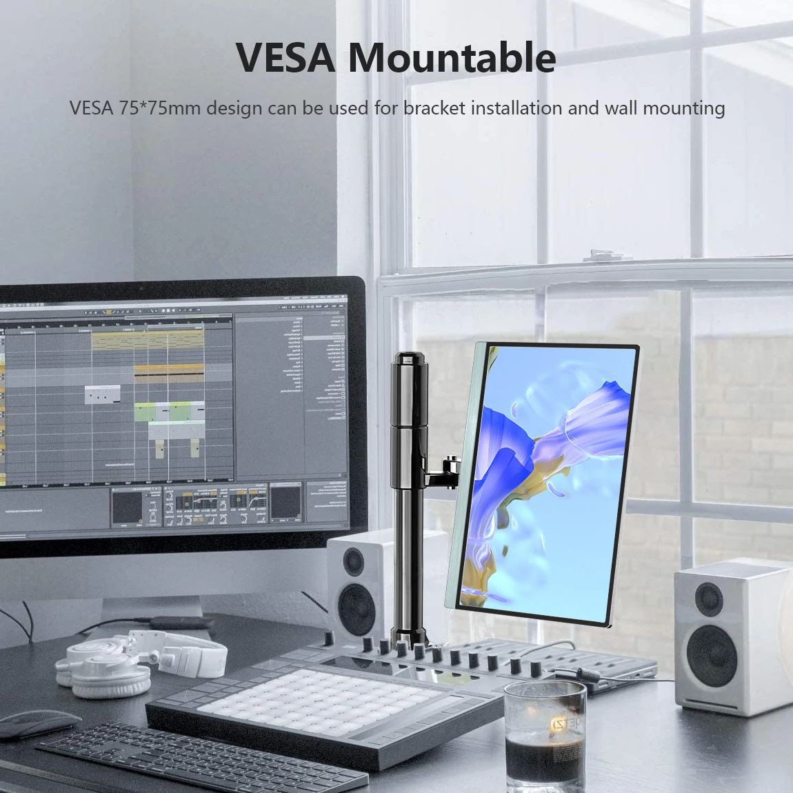 13.3 inch portable monitor 1080P 1200:1 100% of sRGB color gamut screen portable gaming monitor for laptop ps5