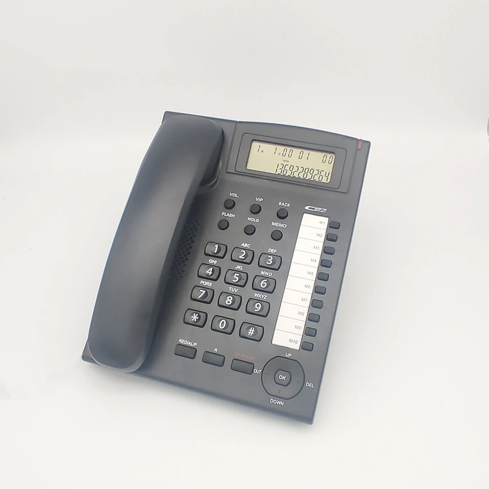 2022 высококачественный стационарный проводной телефонный номер памяти и быстродействующий ЖК-дисплей с кнопкой abs для дома