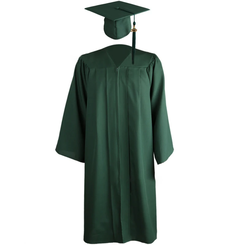 Customized 2022 Classic American School Uniforms Sets University Graduation Gowns For Adults