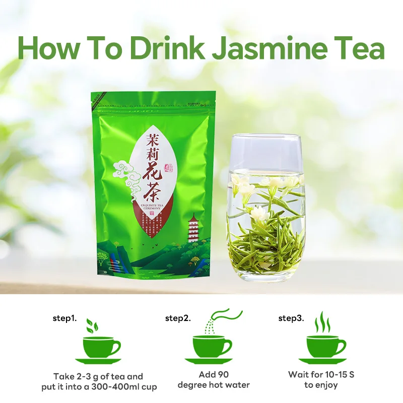natural gluten free herbal  customizable healthysliming  sliming  Bagged blooming tea  sliming Jasmine tea blooming tea