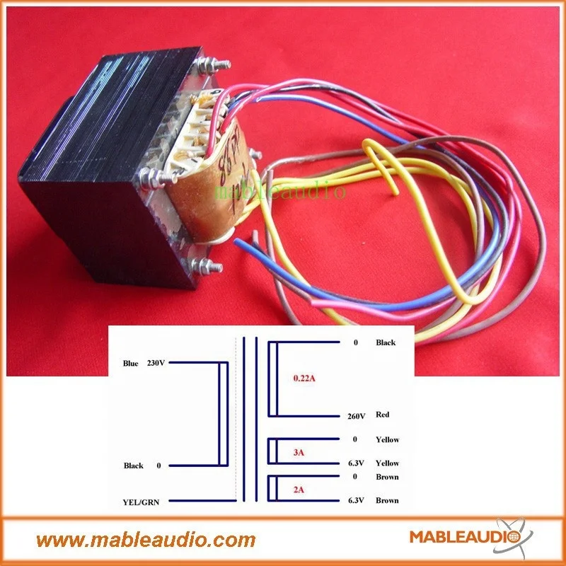 86PP power transformer for for 6V6 EL84 push pull  hifi tube amplifier