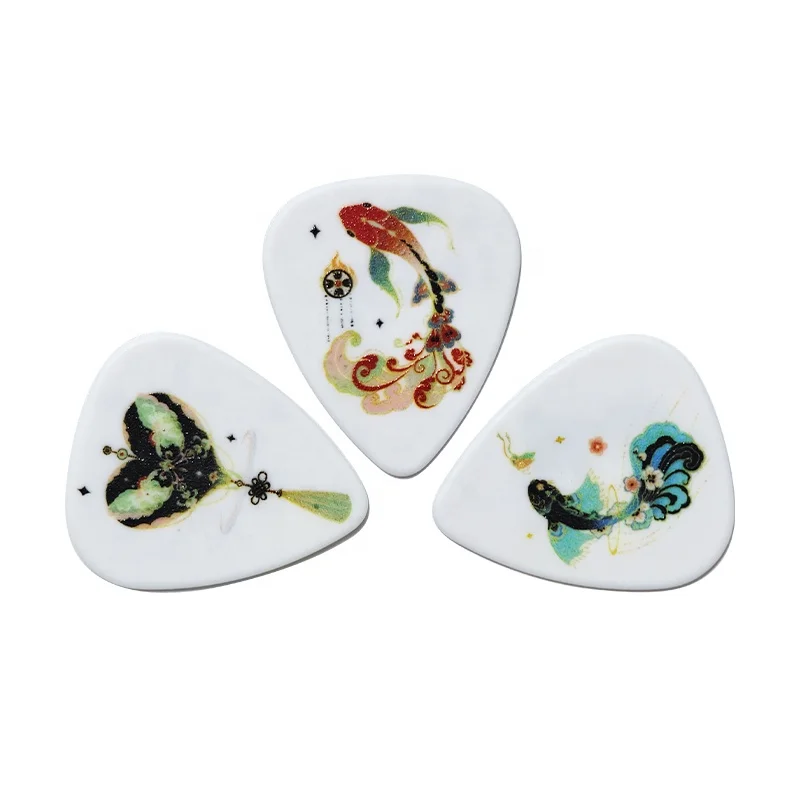 Factory Wholesale Spot Goods Multicolor Nature Animal Custom Guitar Pick