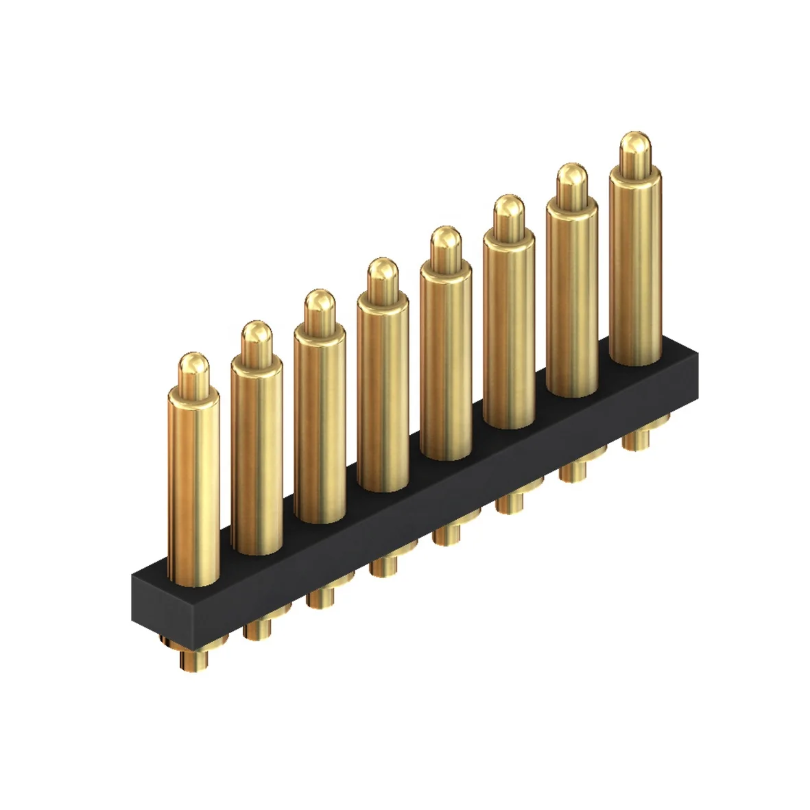 Elastic Contact Pin Over 2A 3A 5A 10A Current Charging Thimble Connector Spring Loaded Pogo Pin