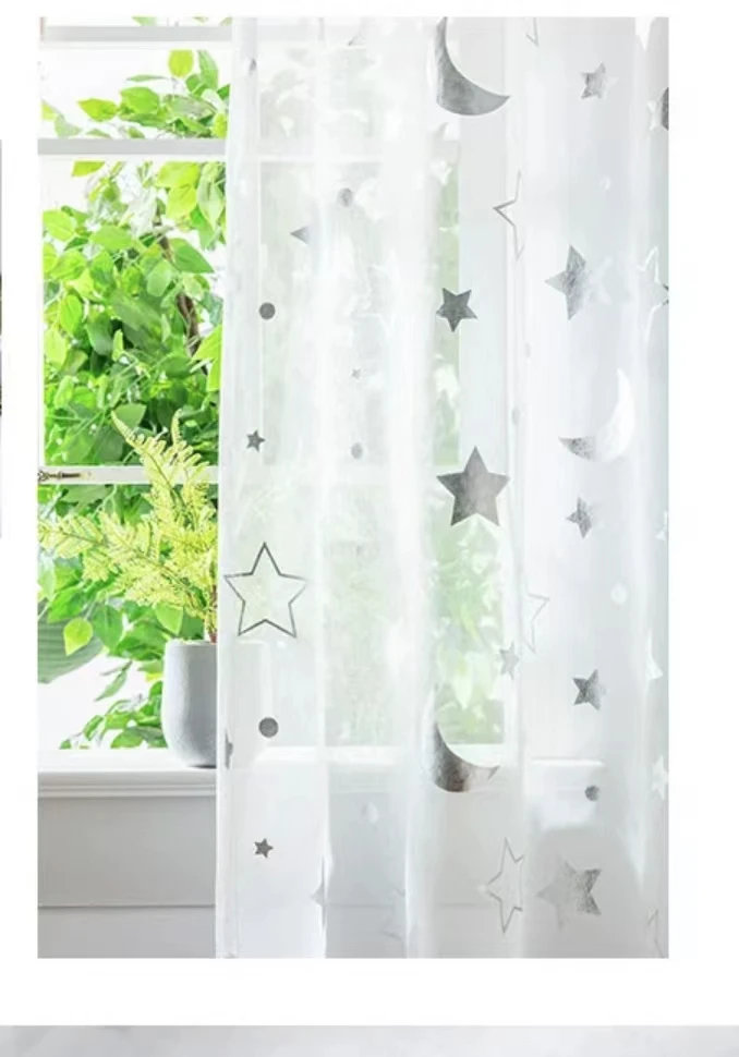 Latest Hot Sale More Color Voile Ready Made Austrian Curtain Fabric