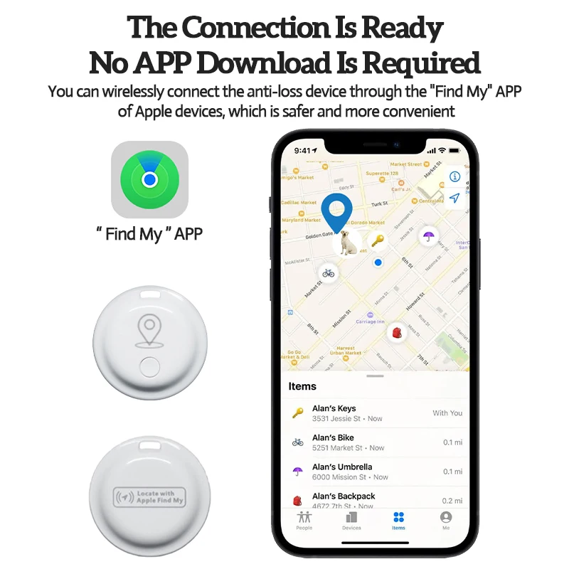 Wholesale reflective nylon silicone waterproof air tag airtag pet cat dog collar holder