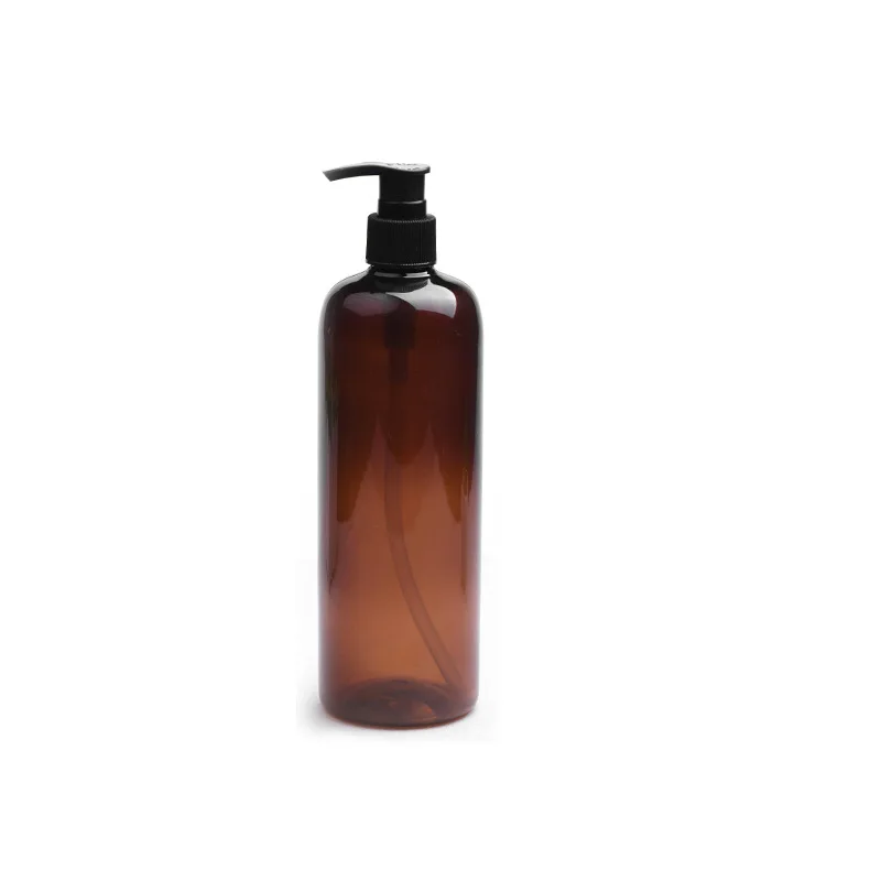 Empty body cream shampoo packaging 250ml 300ml 500ml PET plastic bottle with 24 410 lotion pump cap