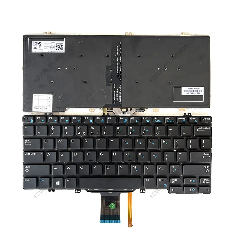 New Backlit Teclado UI US English Laptop Keyboard For Dell Latitude 5280 5288 5290 7280 7290 7380 7390 5289 2in1 7389 2in1 7390