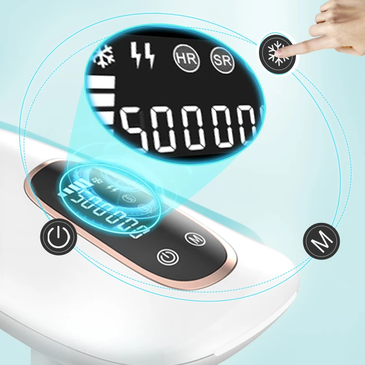 Factory custom wholesale Multifunction Beauty Machine Light Therapy Device Red Full Body IPL Machine Smart Sensor Ice Cooling