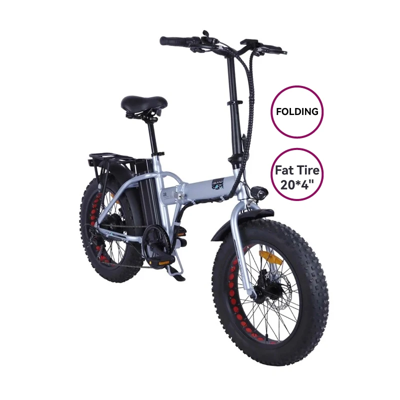 JOYKIE 6 Speed customize ODM/OEM Factory 36V 10Ah Electric Bicycle Folding Fat tire 250W Mountain electric Bike Motorcycles