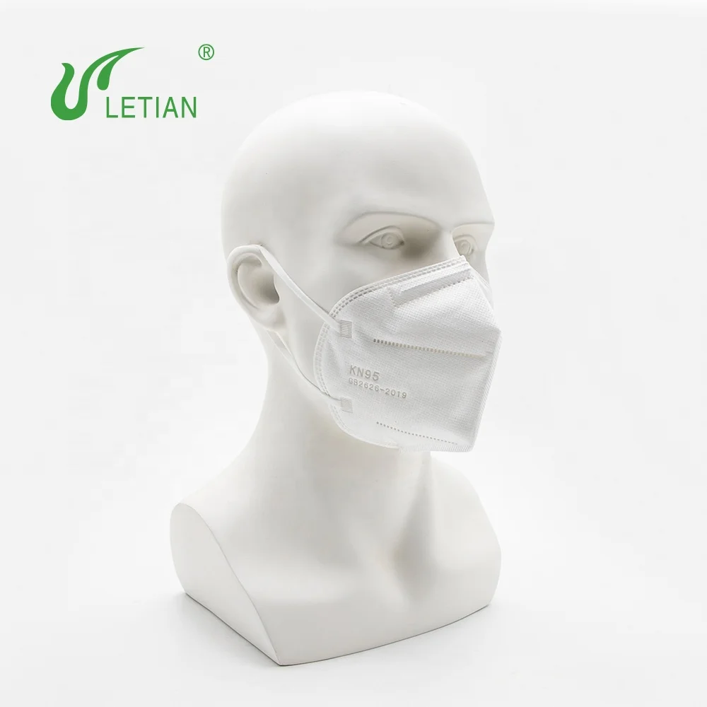 GB2626-2019 KN95 Adult Colorful Mask Individual pack Disposable KN95 Black Face mask