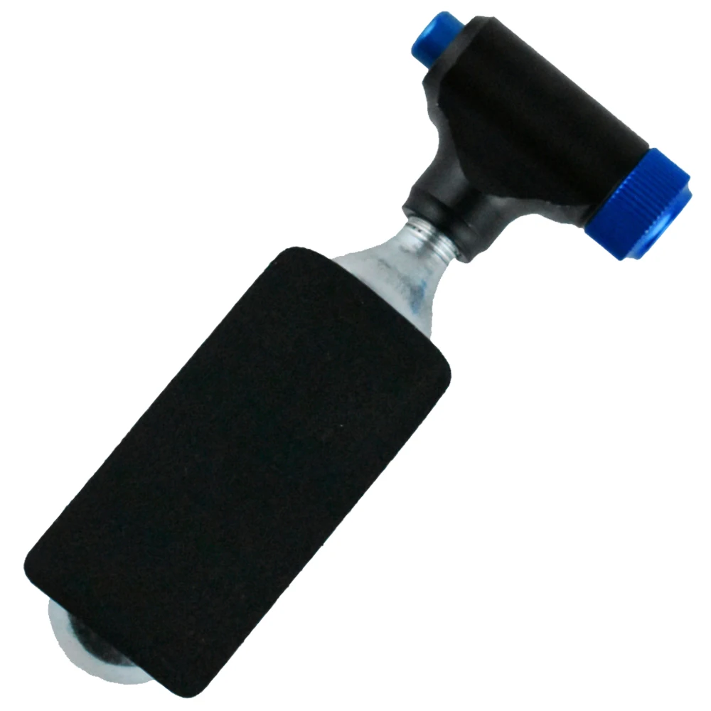 Button Controlled Air Flow CO2 Bike Tire Inflator Bicycle Air Pump for Mountain Bike