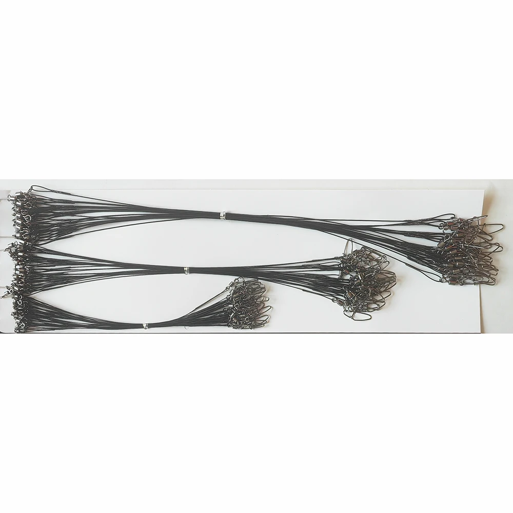 PVC coated 1 x 7 stainless steel wire leader