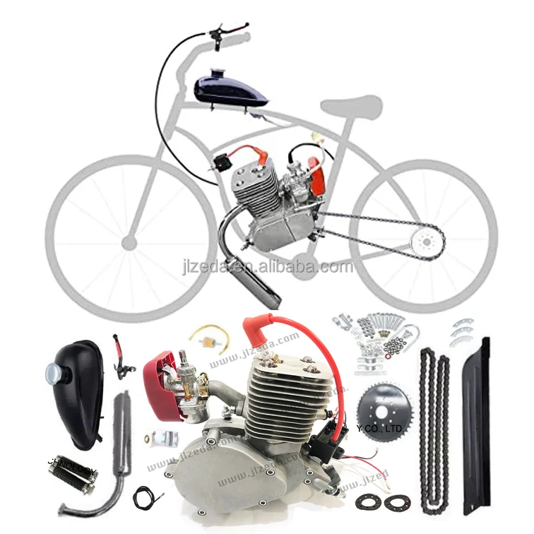 YD100 2 stroke 4 stroke 100cc 80cc 60cc motorized bike engine beach cruiser motor