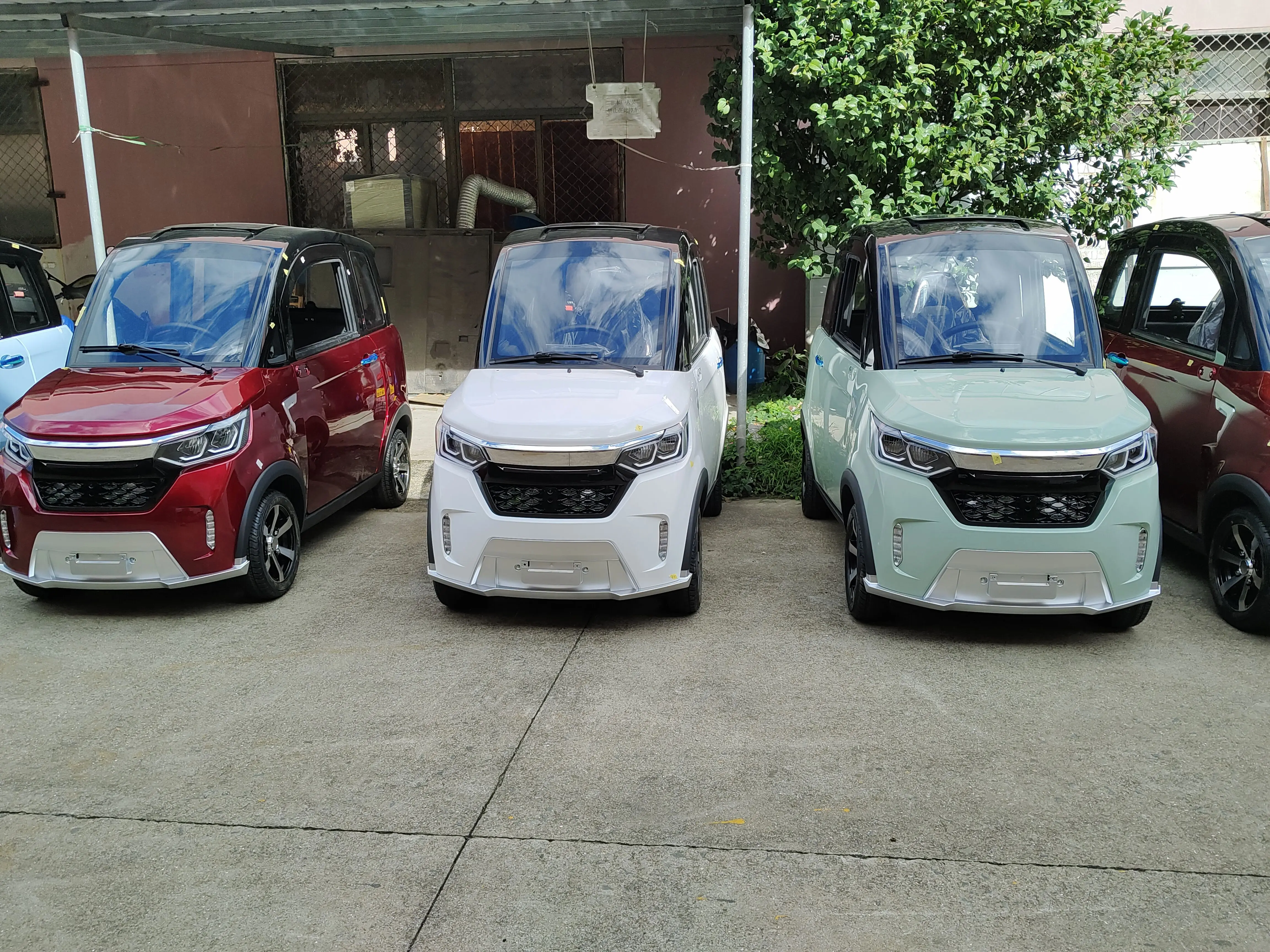 4 wheel  electric cargo car for adults pedal assist 	 electric mini car eec