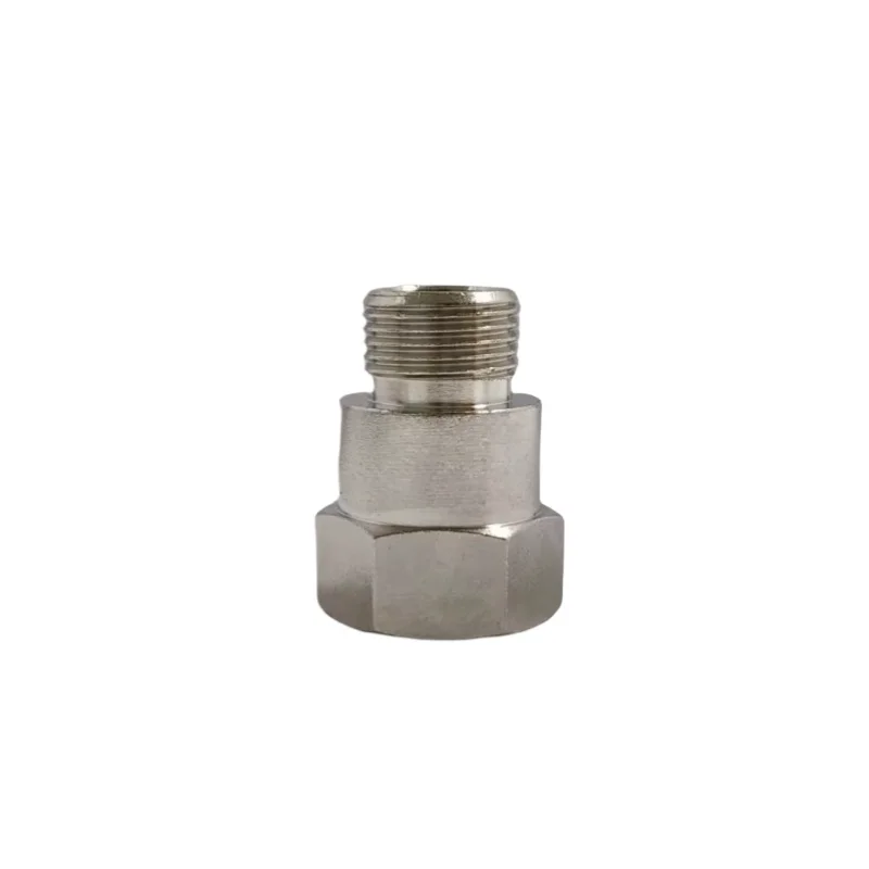French standard Brass nickel-plated male external 1/4 3/8 1/2 BSP NPT thread RMF series reducer fittings