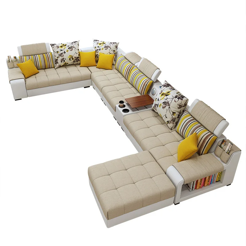 
Low Moq Refinement Big Furniture Modern Sofa For Livingroom Set 