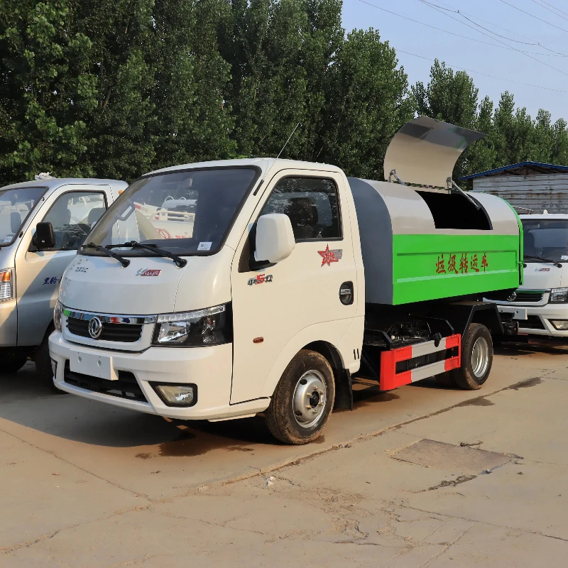 Container waste collect garbage rubbish compactor truck hot sale in China garbage truck