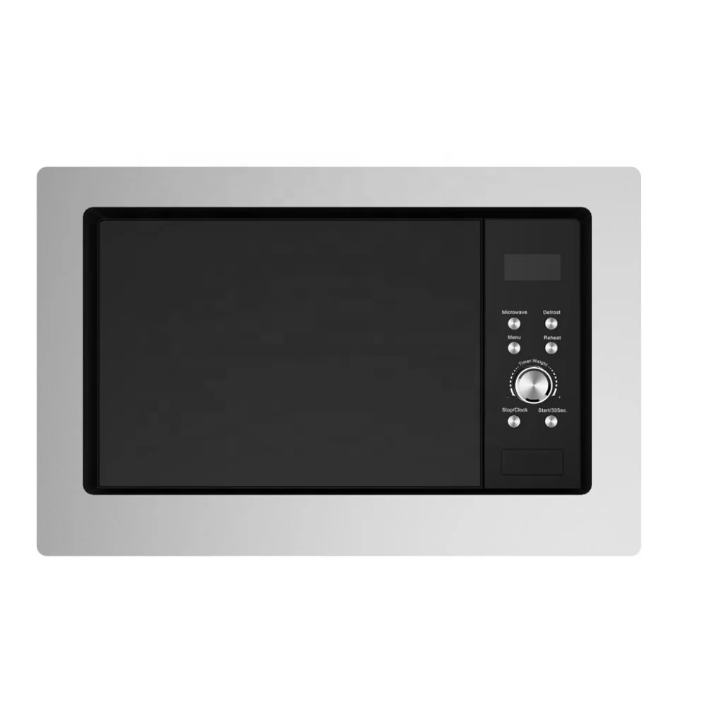 23L Micro Wave Ovens Stainless Steel Built In Microwave Oven With Grill