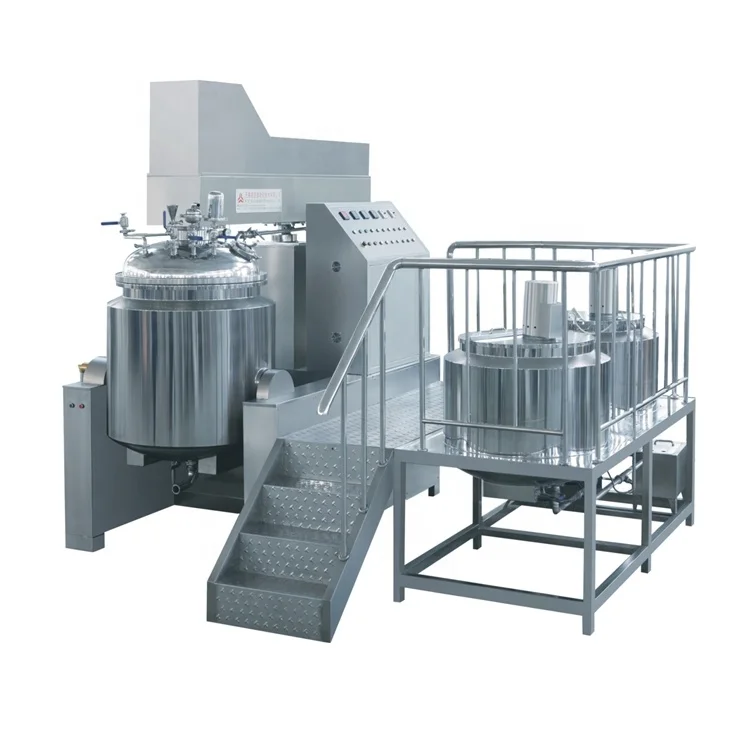 1000L Hydraulic Lifting Vacuum Emulsifying Mixer Mayonnaise Making Machine