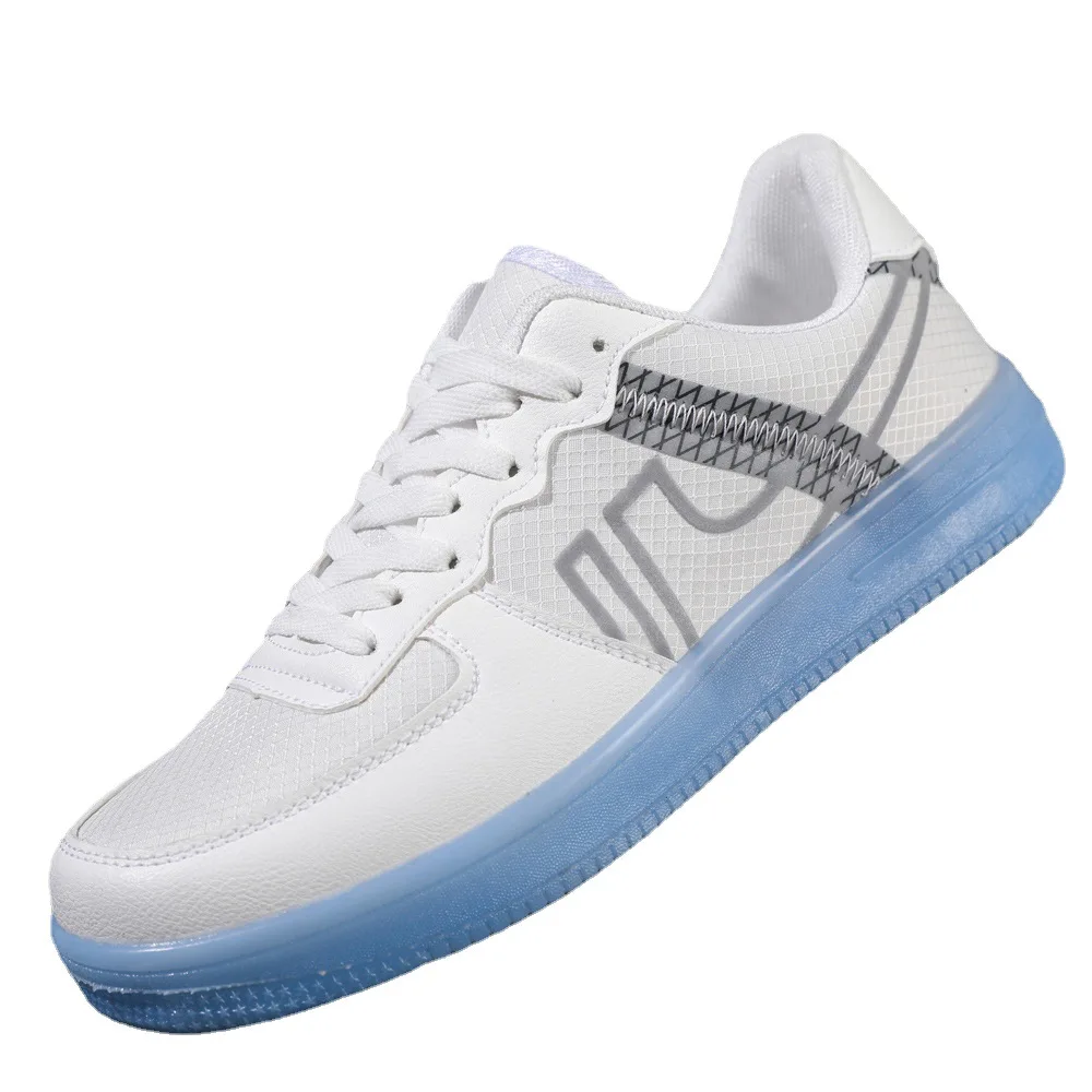 High Quality Cold Dip Thick Sole Skateboarding Shoes Rubber Sole Microfiber Leather Men Casual Sneakers Walking Style Shoes