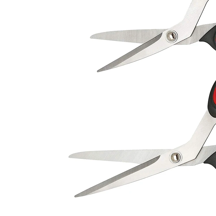 Multipurpose 2 Pack Scissors Set Office Scissors Household Sewing Tailor Scissors With Soft Grip Handle For Home Office Kitchen