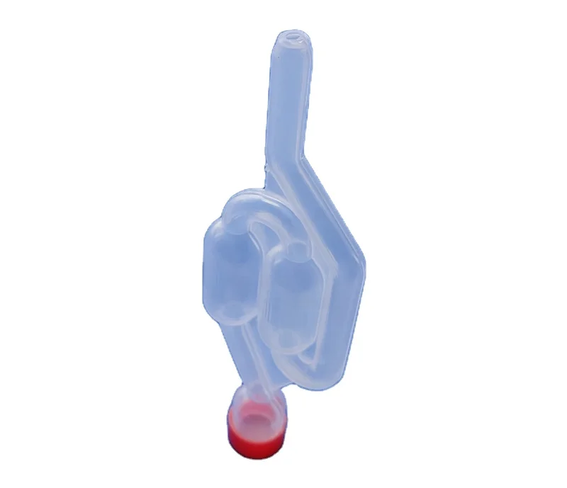 High quality Plastic S shaped 2 chamber air lock Bubbler Airlock  Fermentation lock beer wine making