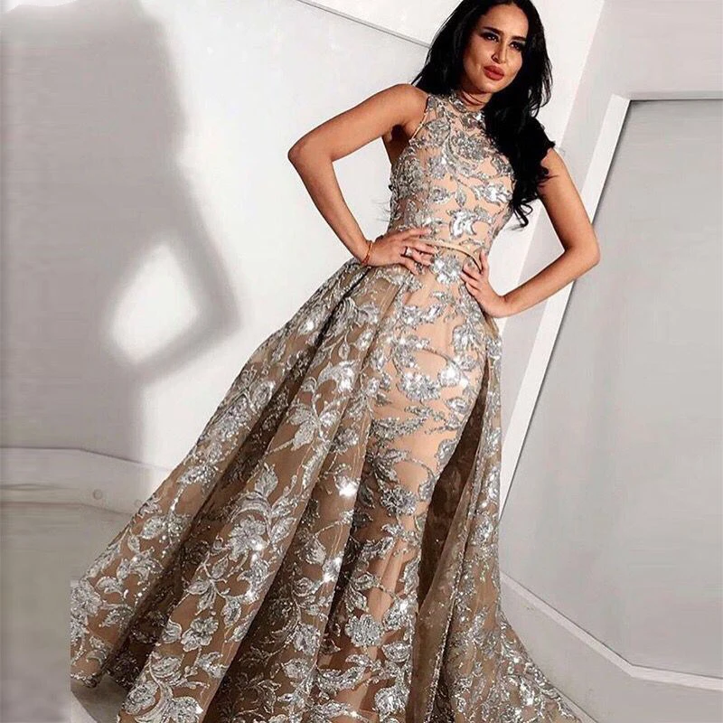 
ELPR0000673 Wholesale 2020 prom dress embroidered sexy elegant evening dress for women Turkey 