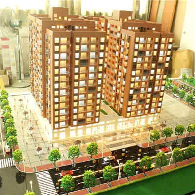Акриловая 3D-печать городское планирование модель здания городская пейзажи акриловые 3D