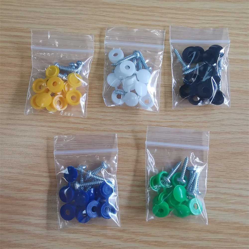 M3.8x18 6PK автомобильный номерной знак, комплект крепежных болтов с откидными винтовыми крышками