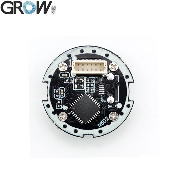GROW R502-A Circular Ring RGB LED UART Interface Capacitive Access Control Scanner Module With 200 Capacity