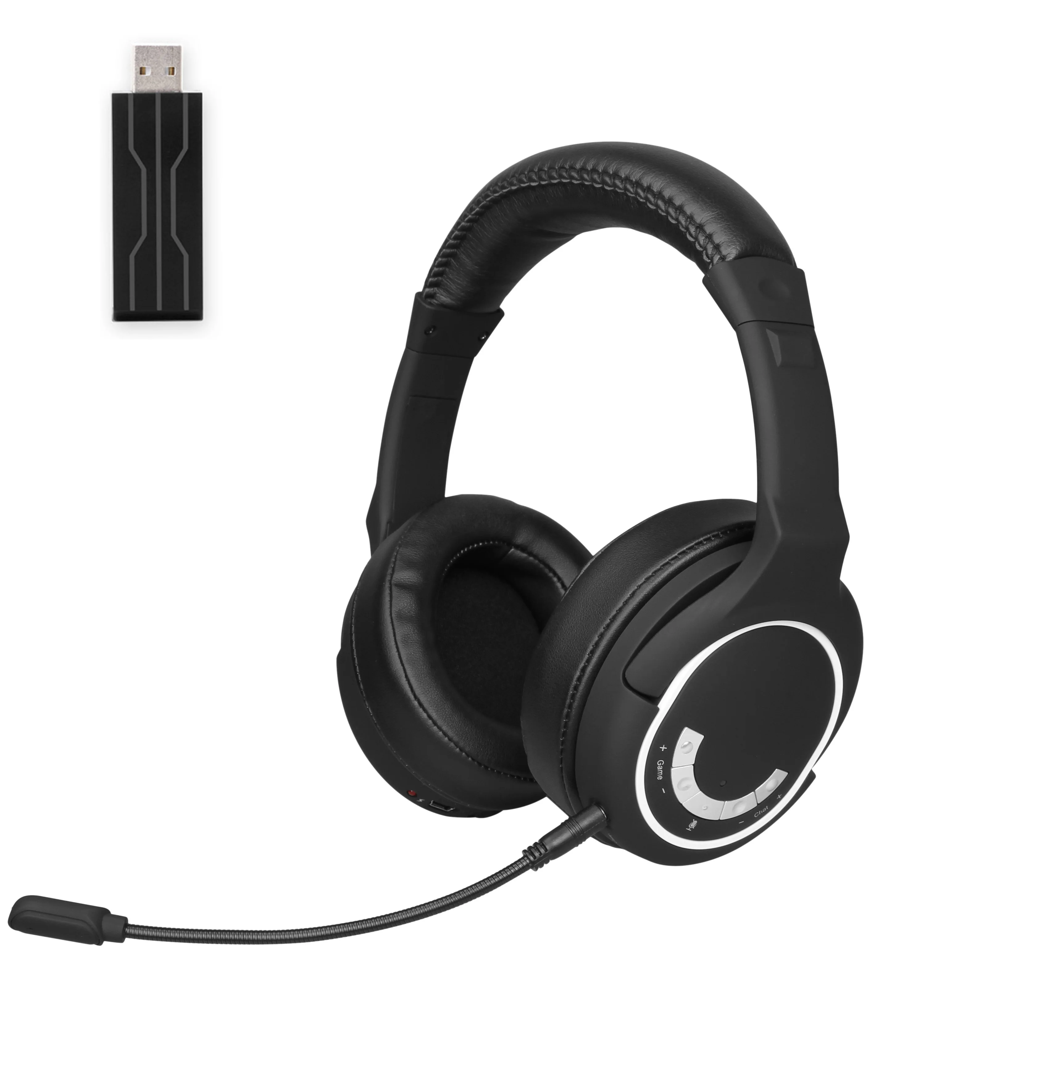 7.1 surround sound wireless game headphones 2.4GHz wireless gaming headsets for PC PS5 PS4 Switch