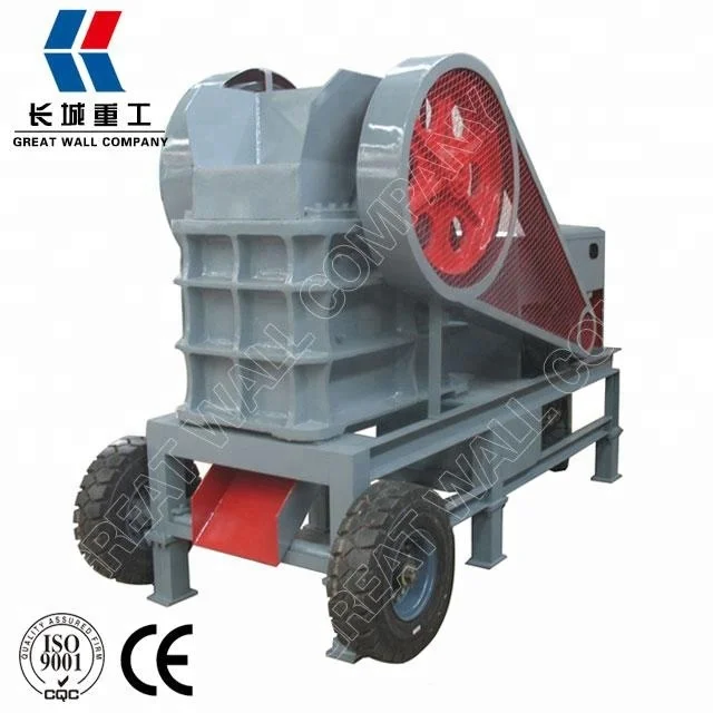Portable Mini Stone Crusher Small Diesel Engine Jaw Crusher PEC1525 Price