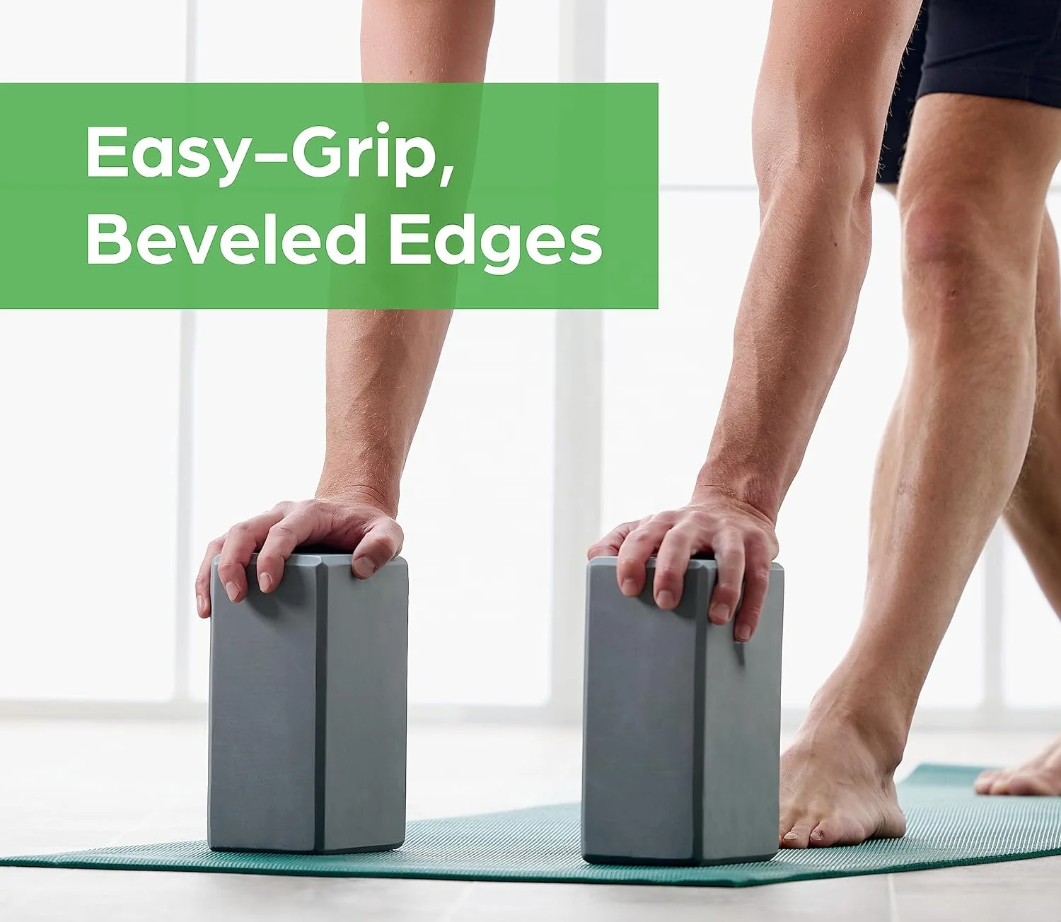 Recycled High Density EVA Foam Pilates Yoga Brick Solid Color Evafoam Yoga Block