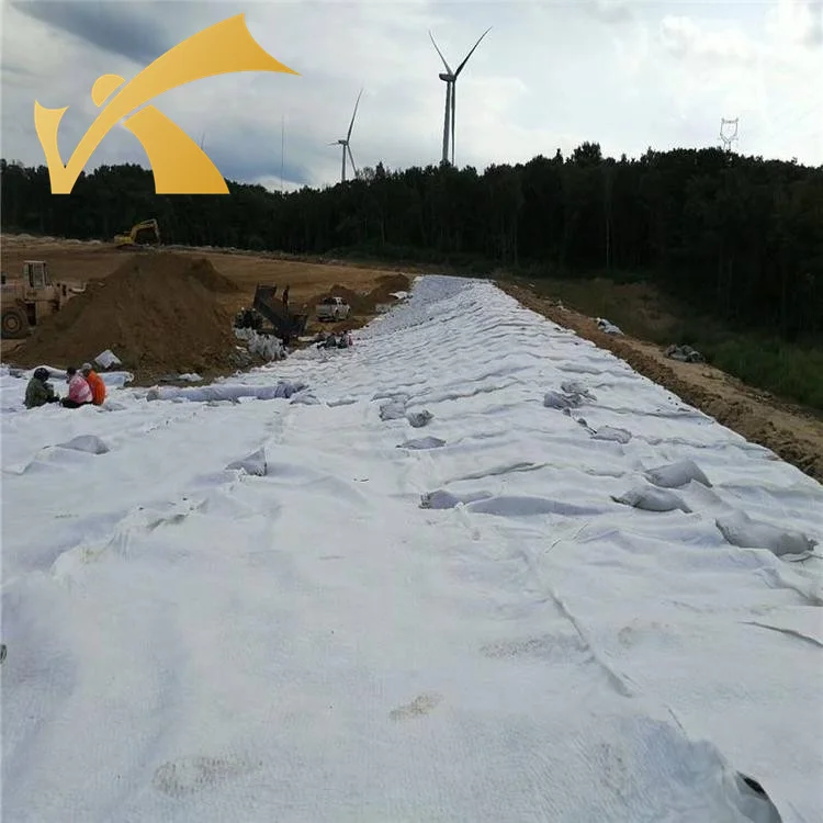 PET Geotextile Continuous Filament Polyester long fiber geofabric Nonwoven geotextile 150g 200g 250g