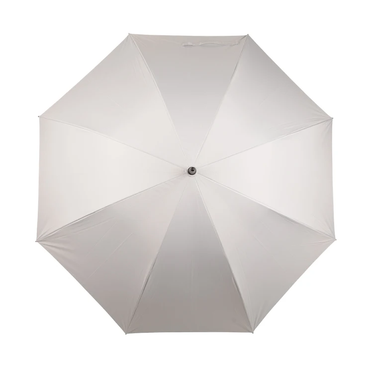 Manual open Electric Cooling Fan Umbrella USB Fan Straight Umbrella with UV proof Rainproof function