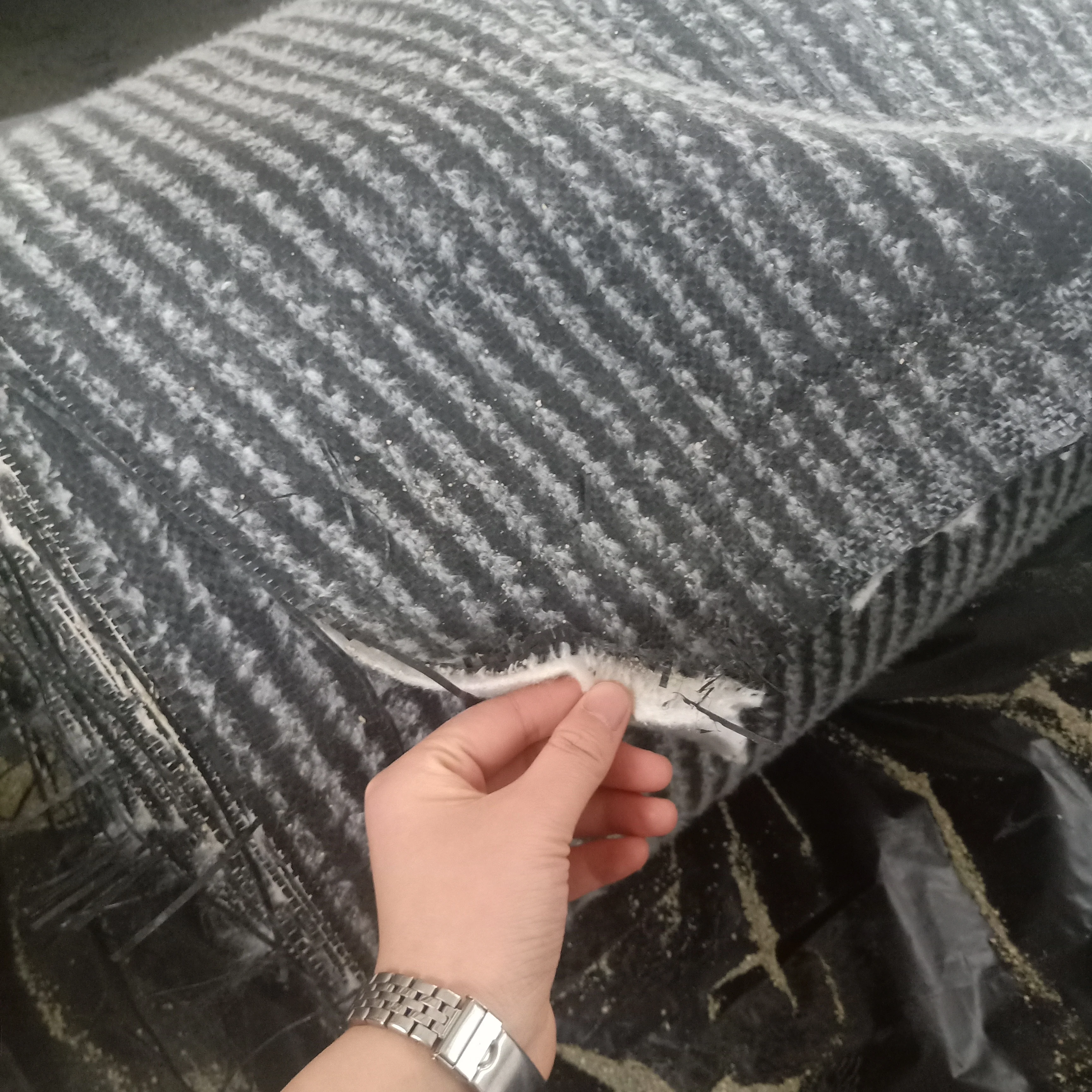 Гидроизоляционное одеяло HDPE Гео-синтетический глиняный вкладыш с 0 2 мм распродажа крест под заказ