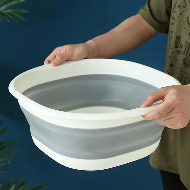Portable compressed travel small laundry Basins Foldable washbasin Large Family Student Dormitory Baby basin