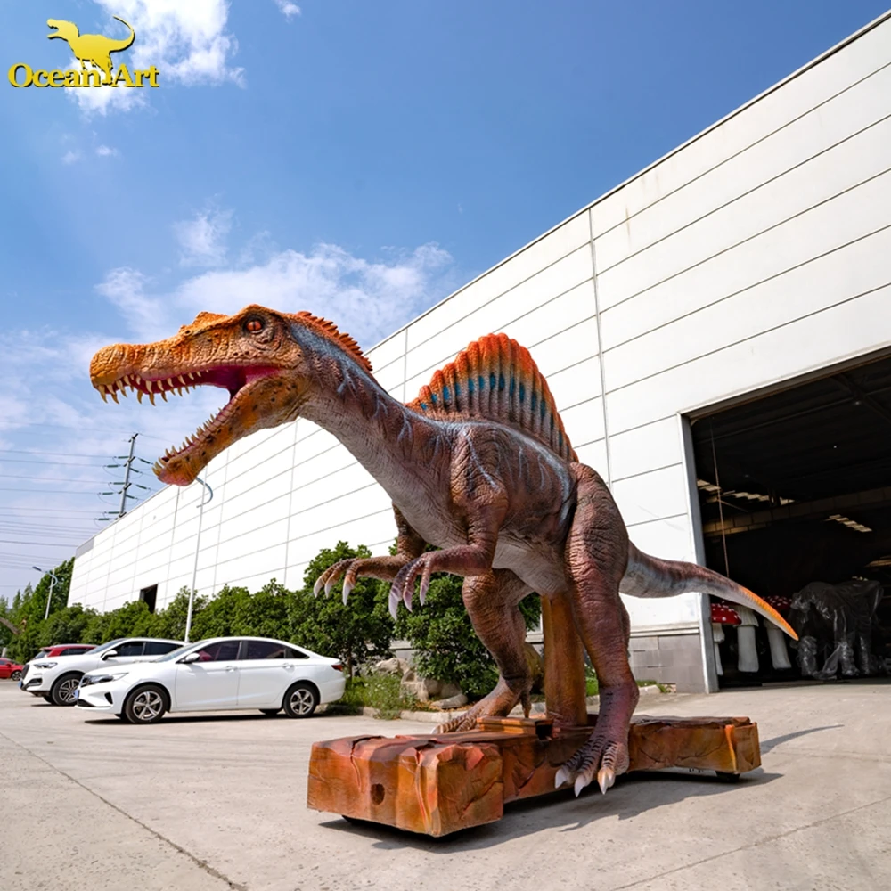 Dino theme park realistic simulation model animatronic dinosaur for sale