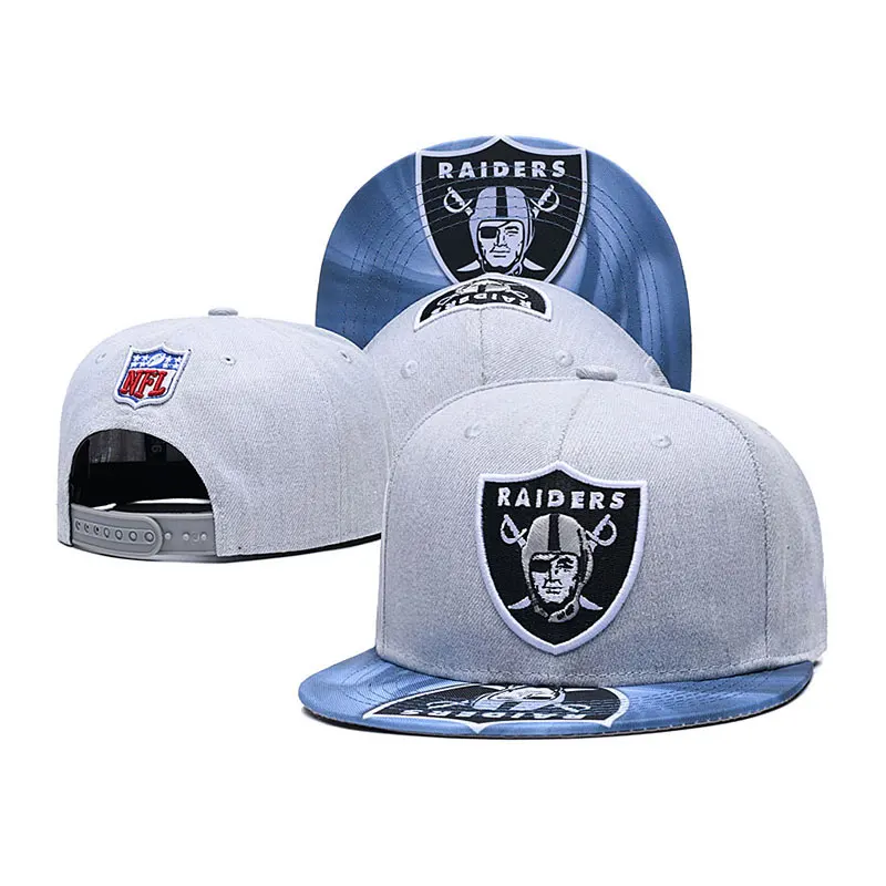 2022 Wholesale Custom N HL 3D Embroidery Cotton US America Football Baseball Hip Hop Snapback Hats for 32 Teams