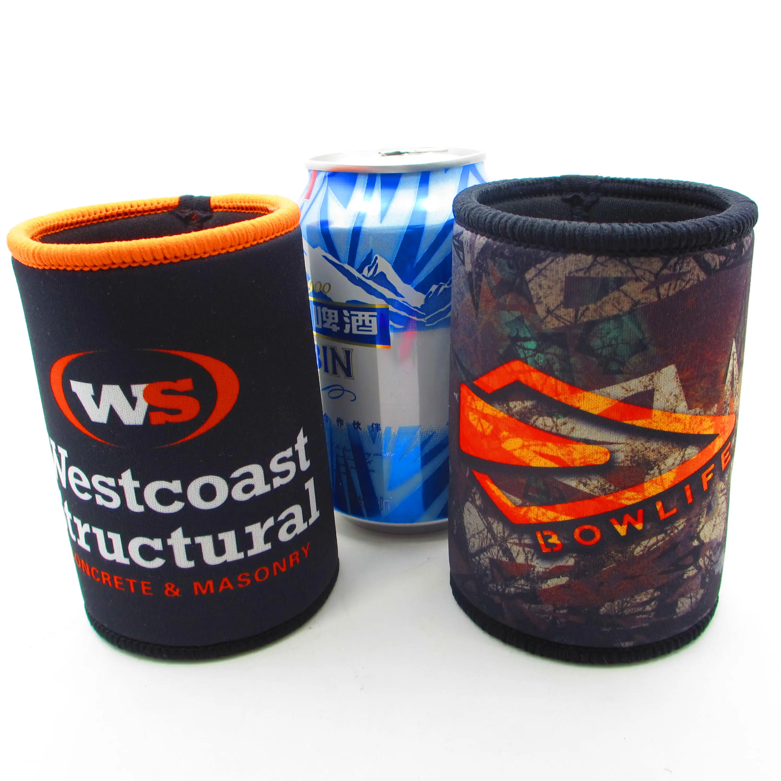 Peltier sublimation neoprene 330ML beer can cooler for holding drinks