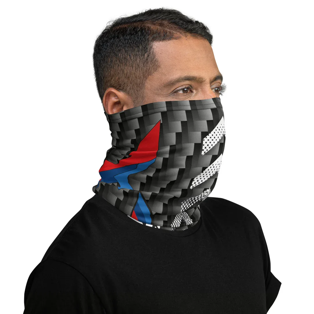 Hot sale poly-spandex fabric face shield custom digital print neck gaiter tubular bandanas uv protection head scarf