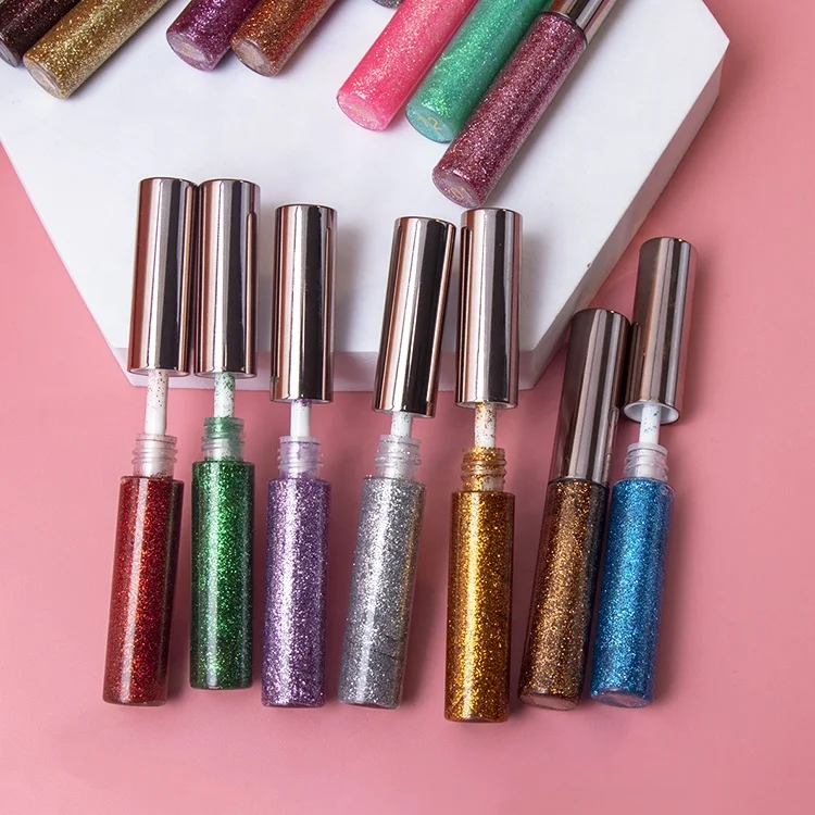 New Arrivals Glitter Metallic Eye Liner Long Lasting Waterproof Shimmer Eyeshadow Glitter Liquid Eyeliner