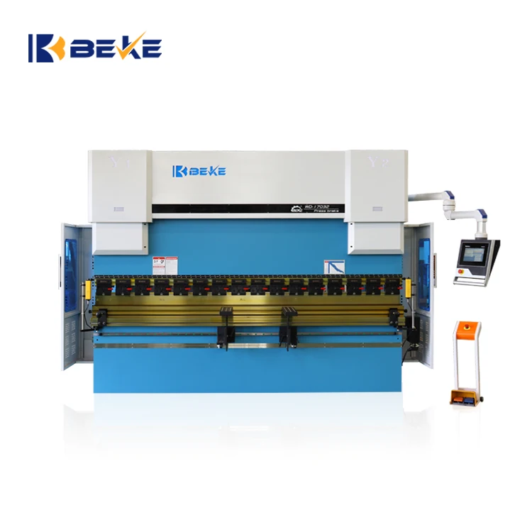 170t3200 good price  hydraulic CNC Press Brake da53t  4 axis  Hydraulic and Manual Lift Backgauge Fingers