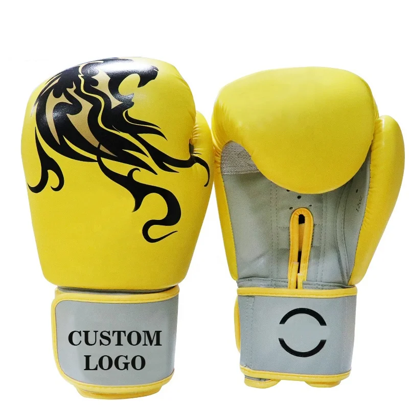 
professional Adults Boxing Gloves PU Leather Boxing Sand kids fighting gloves 