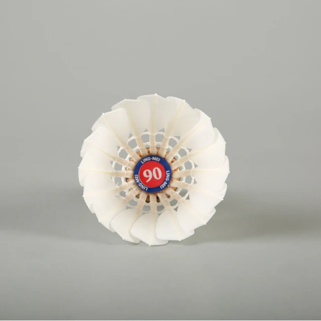 Top Grade  Lingmei 90 Class A Goose Feather Badminton Shuttlecock Approved by BWF